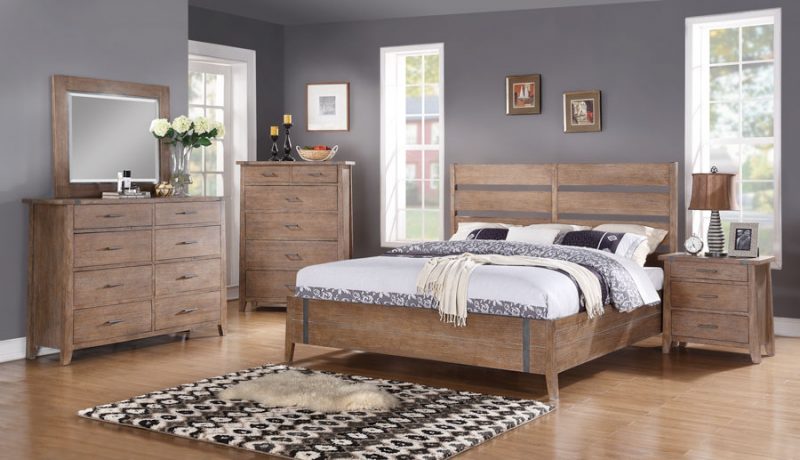 viewpoint queen bed with storage - more decor
